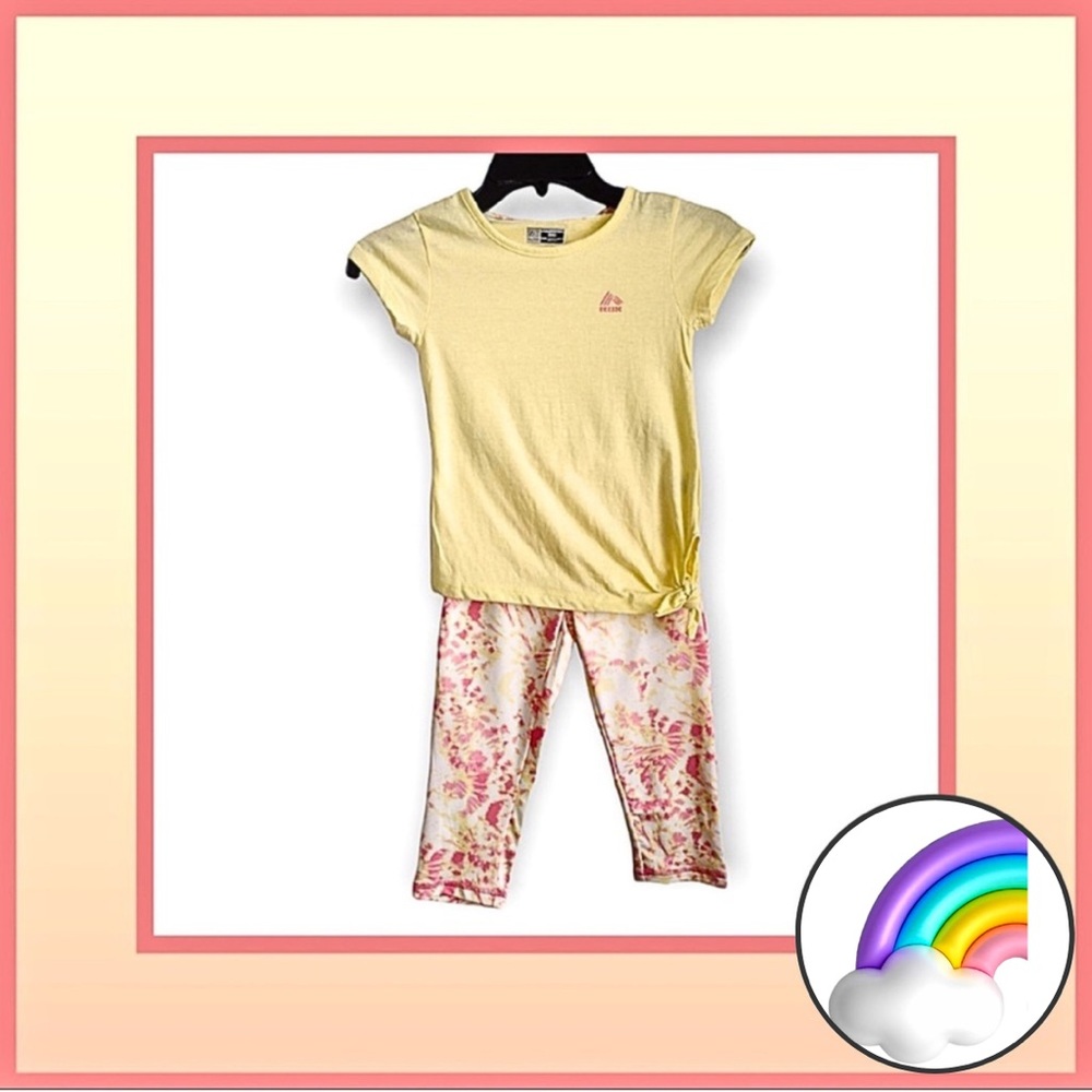 3/$24 - RBX Tee Shirt & Printed Leggings Set